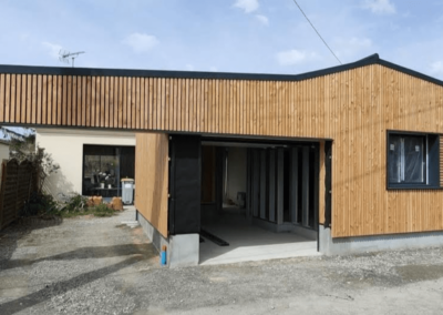 Extension d’une maison en ossature bois – Vertou (44)